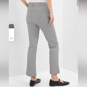 Gap High Rise Kick Fit Print Pants size 14p